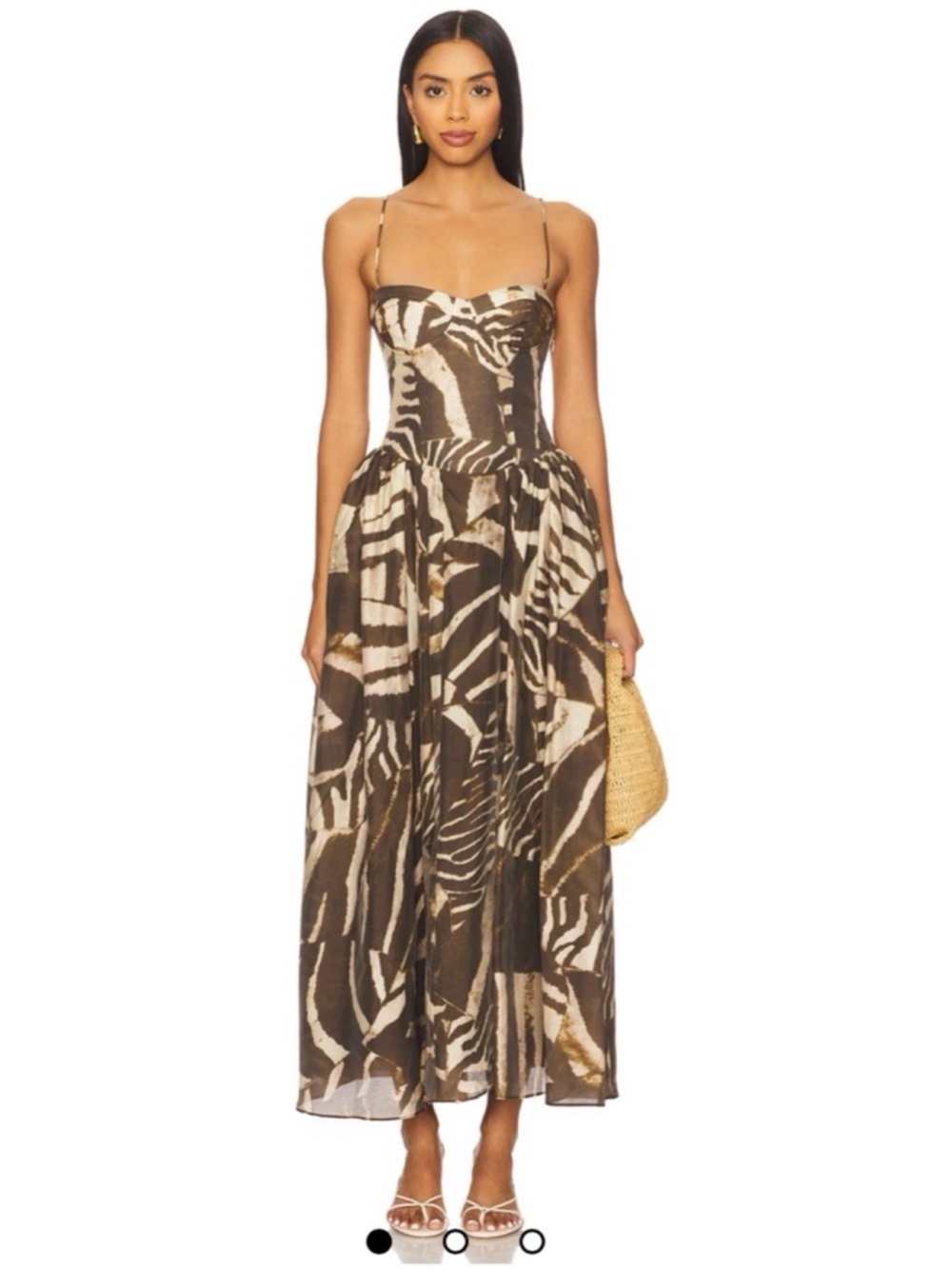 Bardot Women's Estie Printed Sweetheart Maxi Dress